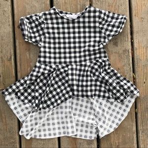 Buffalo Plaid Hi-Low Top